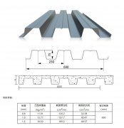 YX75-230-690楼承板