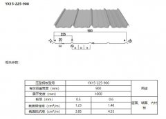 YX15-225-900型彩钢压型板